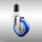 Service Caster 4 Inch 316SS Blue Polyurethane Wheel Swivel 1-5/8 Inch Expanding Stem Caster SCC-SS316EX20S414-PPUB-BLUE-158 - alternate 1